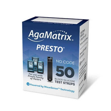 Aga Matrix Wave Sense Presto Test Strips Banner Image