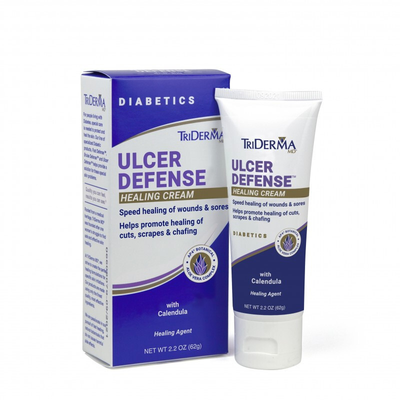 TriDerma Ulcer Defense Healing Cream 2.2 Oz - 2 Packs Banner Image